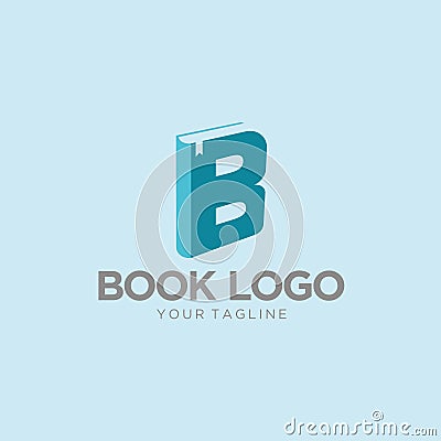 Free book logo vector Stock Photo