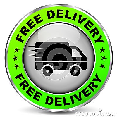 Free delivery icon Vector Illustration