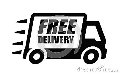 Free delivery Vector Illustration