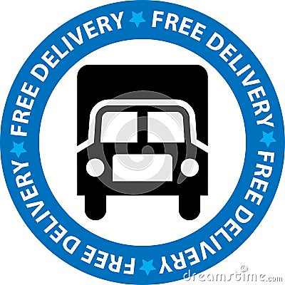 Free delivery Vector Illustration