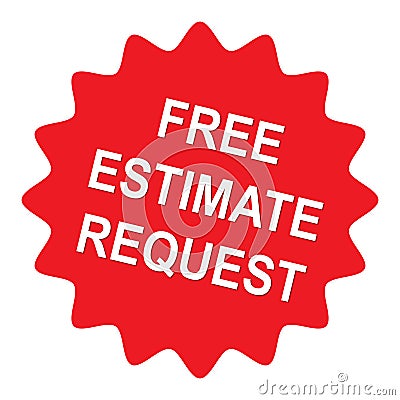 Free estimate request Stock Photo