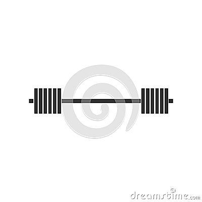 Free flex gear crossbar icon flat Vector Illustration