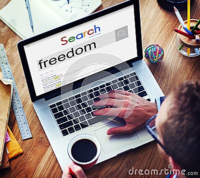 Free Freedom Independence Peace Rights Liberty Concept Stock Photo