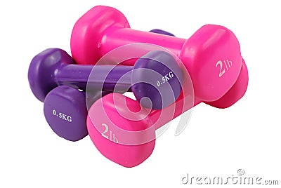 Free Hand Weights Dumbbells 2 Stock Photo