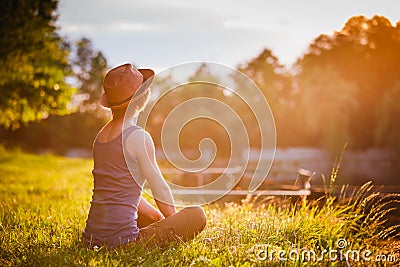 Free Happy Woman Enjoying Nature Stock Photo