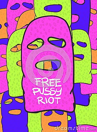 Free riot Vector Illustration