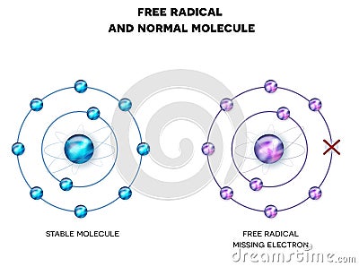 Free radical Vector Illustration