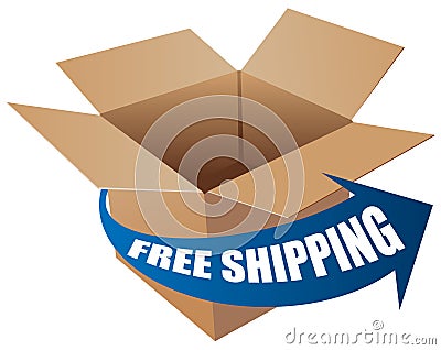 Free shipping Vector Illustration