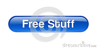 Free stuff button Cartoon Illustration