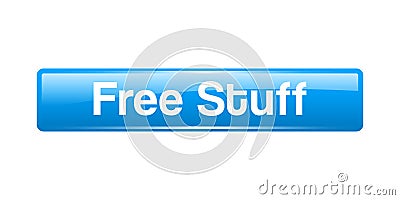 Free stuff button Cartoon Illustration