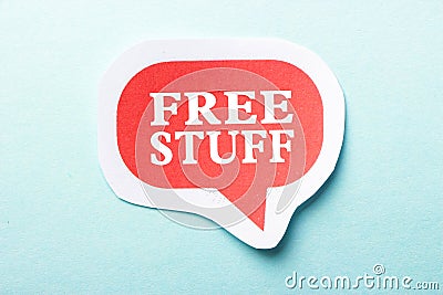 Free Stuff Stock Photo