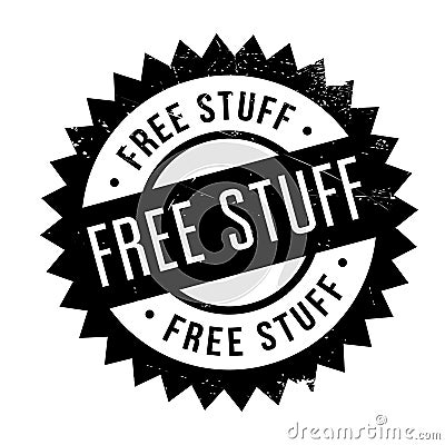 Free stuff stamp Stock Photo