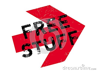 Free stuff stamp Stock Photo