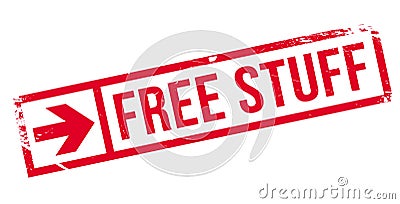 Free stuff stamp Stock Photo