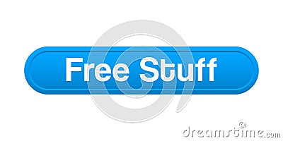 Free stuff button Cartoon Illustration