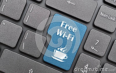 Free wifi Stock Photo