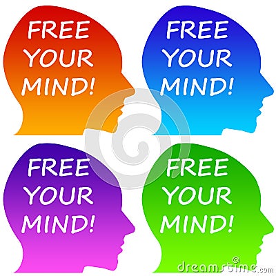 Free your mind Stock Photo