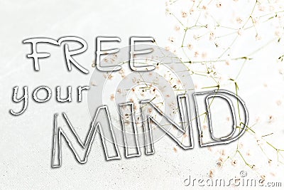 Free Your Mind, Mental Health Stock Photo