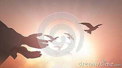 Good Friday and Easter Sunday concept Stock Photo