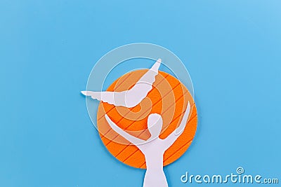 Freedom feel good and travel adventure concept Stock Photo