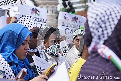 Freedom for GAZA Editorial Stock Photo