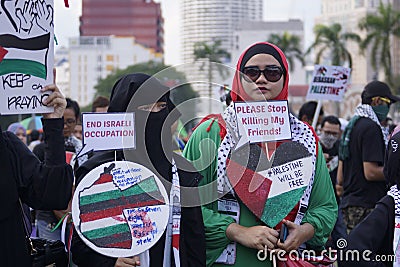 Freedom for GAZA Editorial Stock Photo