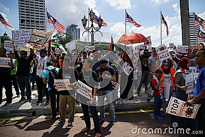 Freedom for GAZA Editorial Stock Photo