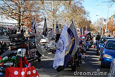 Freedom Riders Before Parade Editorial Stock Photo