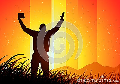 Freedom and Spirituality Stock Photo