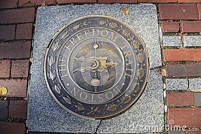 The freedom trail Editorial Stock Photo
