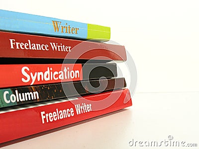 Freelance Writer Stock Photo