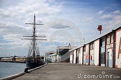 Freemantle wharf in Perth Stock Photo