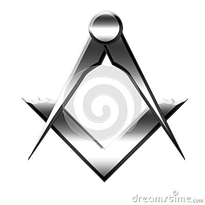 Freemason symbol Stock Photo