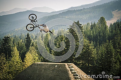 Mountain Bike Freestyle Rider Brandon Semenuk Editorial Stock Photo