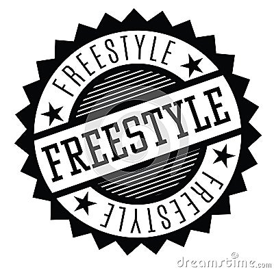 Freestyle rubber stamp Vector Illustration