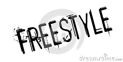 Freestyle rubber stamp Vector Illustration