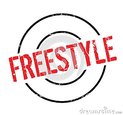Freestyle rubber stamp Vector Illustration