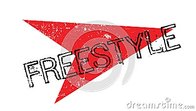 Freestyle rubber stamp Vector Illustration