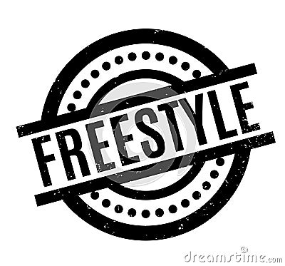 Freestyle rubber stamp Vector Illustration