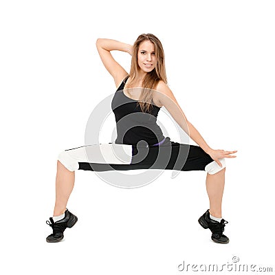 Woman dancer Stock Photo