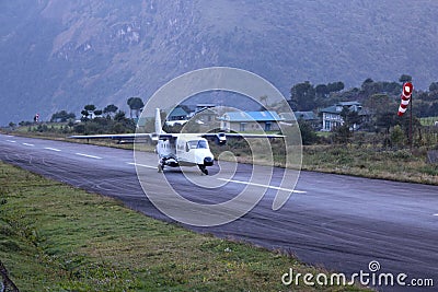 FreeWay Air Traffic Nepal controlled-access highway is a type of highway Stock Photo