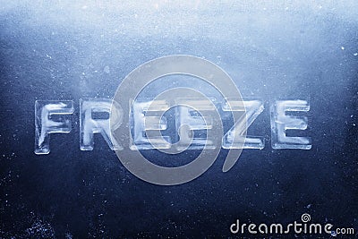 Freeze Stock Photo