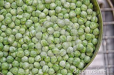 Freeze dried sweet peas Stock Photo