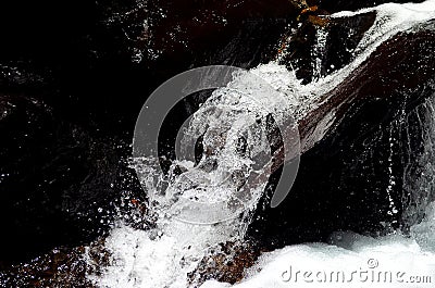 Freeze the Moment for Waterfall Stock Photo
