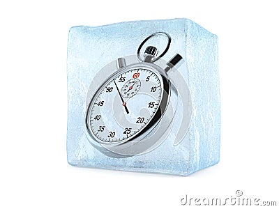 Freeze time concept Stock Photo