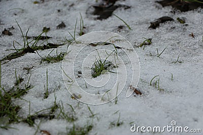 Freezing and muddy winter landscapes in England Stock Photo