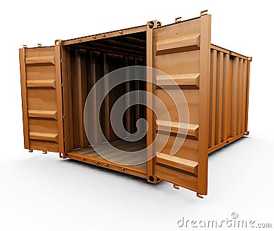 Freight container Stock Photo