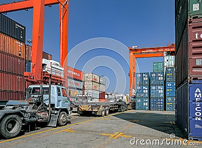 Freight & Logistic Editorial Stock Photo