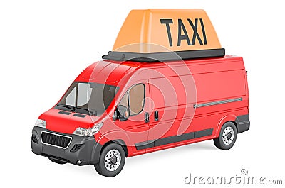 Freight taxi service, cargo taxi concept. 3D rendering Stock Photo