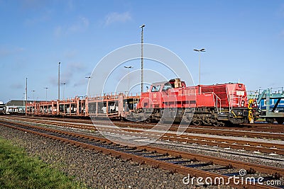 Freight train Editorial Stock Photo